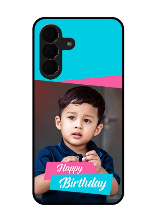 Samsung Galaxy A37 5G Custom Glass Phone Case - Image Holder With 2 Color Design