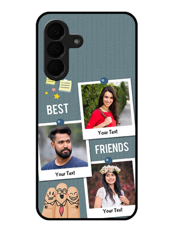 Custom Samsung Galaxy A37 5G Custom Glass Phone Case - Sticky Frames And Friendship Design