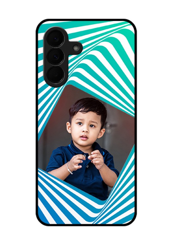 Samsung Galaxy A37 5G Custom Glass Phone Case - Abstract Spiral Design