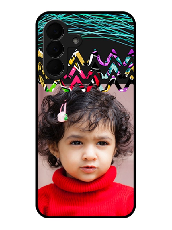 Custom Samsung Galaxy A37 5G Custom Glass Phone Case - Neon Abstract Design