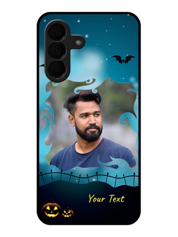 Custom Samsung Galaxy A37 5G Custom Glass Phone Case - Halloween Frame Design