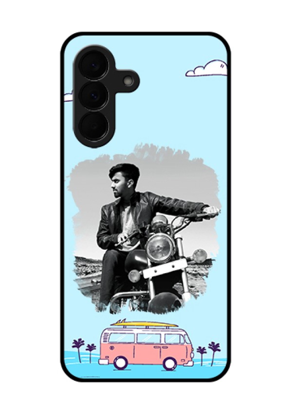 Samsung Galaxy A37 5G Custom Glass Phone Case - Travel & Adventure Design