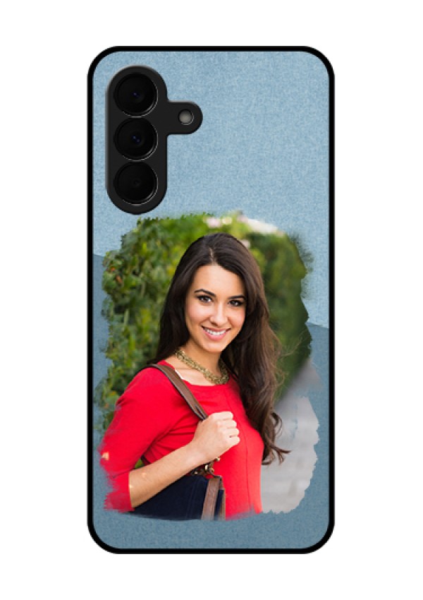 Samsung Galaxy A37 5G Custom Glass Phone Case - Grunge Line Art Design