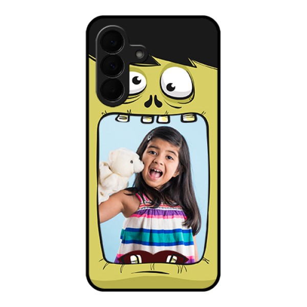 Samsung Galaxy A37 5G Custom Glass Phone Case - Cartoon Monster Back Case Design