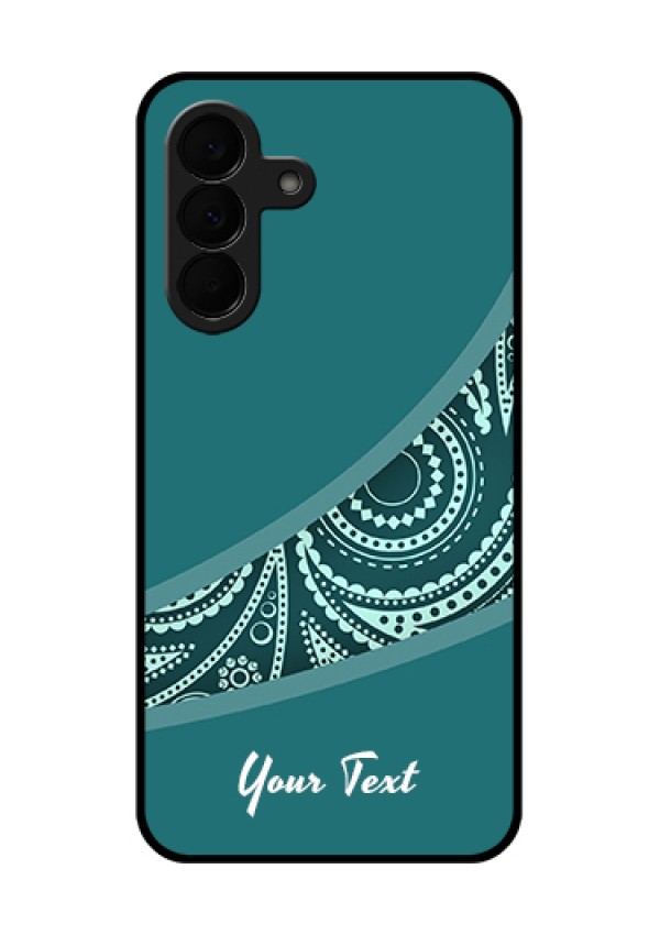 Samsung Galaxy A37 5G Custom Glass Phone Case - Semi Visible Floral Design