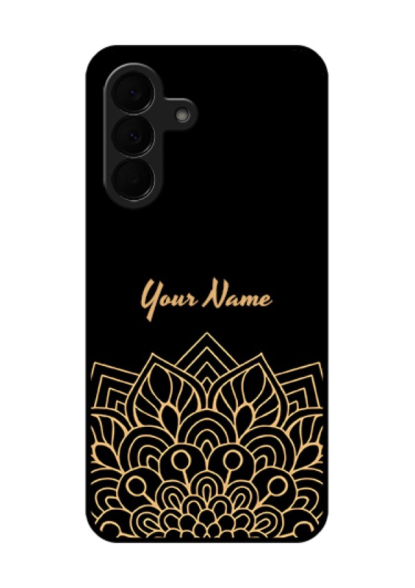 Samsung Galaxy A37 5G Custom Glass Phone Case - Golden Mandala Design