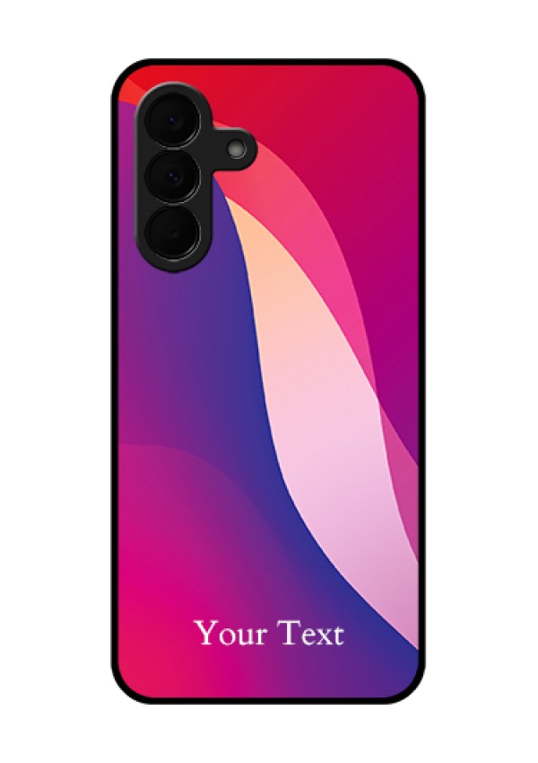 Samsung Galaxy A37 5G Custom Glass Phone Case - Digital Abstract Overlap Design