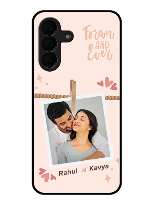 Custom Samsung Galaxy A37 5G Custom Glass Phone Case - Forever And Ever Love Design