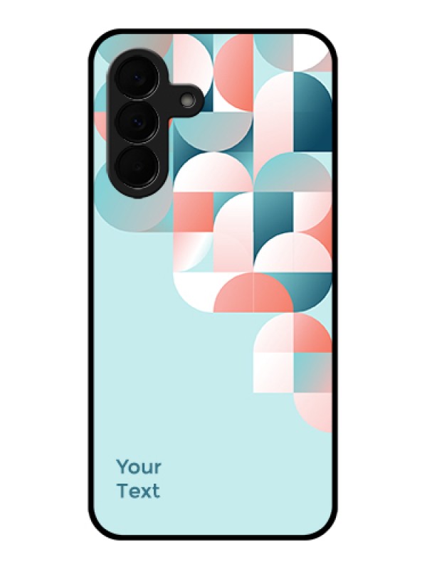 Custom Samsung Galaxy A37 5G Custom Glass Phone Case - Stylish Semi - Circle Pattern Design