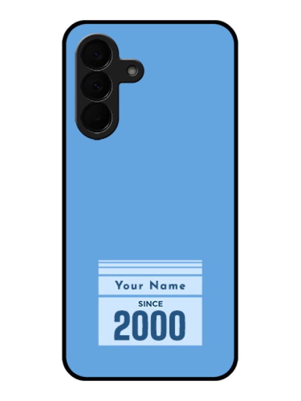 Custom Samsung Galaxy A37 5G Custom Glass Phone Case - Custom Year Of Birth Design