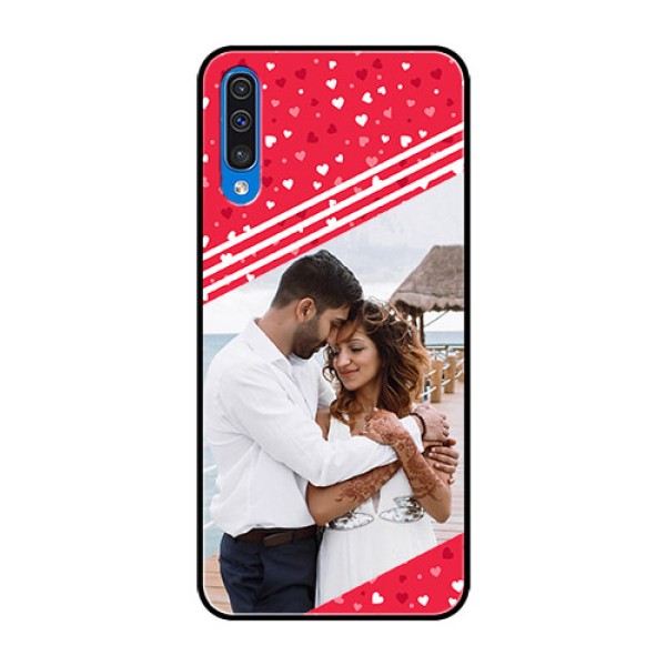 Samsung Galaxy A50 Custom Glass Mobile Case  - Valentines Gift Design