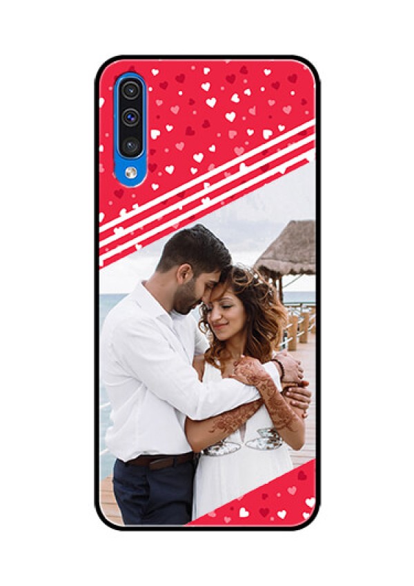 Samsung Galaxy A50 Custom Glass Mobile Case  - Valentines Gift Design