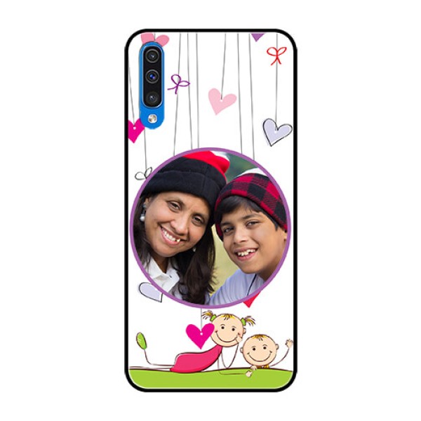 Samsung Galaxy A50 Photo Printing on Glass Case - Cute Kids Phone Case Design Samsung Galaxy A50 Photo Printing on Glass Case - Cute Kids Phone Case Design