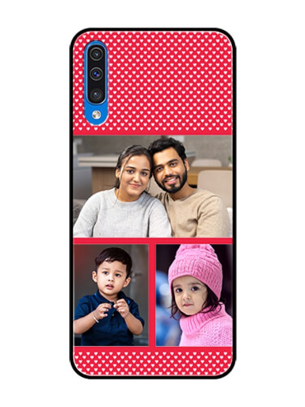 Custom Samsung Galaxy A50 Personalized Glass Phone Case  - Bulk Pic Upload Design