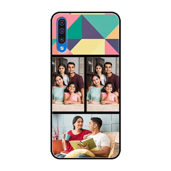 Samsung Galaxy A50 Custom Glass Phone Case - Bulk Pic Upload Design Samsung Galaxy A50 Custom Glass Phone Case - Bulk Pic Upload Design