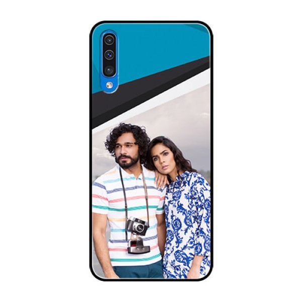 Samsung Galaxy A50 Photo Printing on Glass Case - Simple Pattern Photo Upload Design Samsung Galaxy A50 Photo Printing on Glass Case - Simple Pattern Photo Upload Design