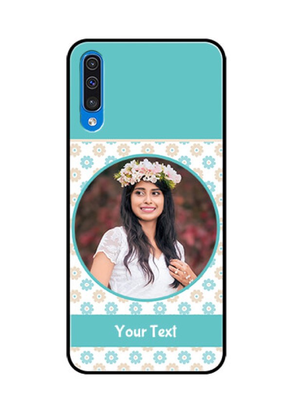 Samsung Galaxy A50 Custom Glass Mobile Case  - Beautiful Flowers Design