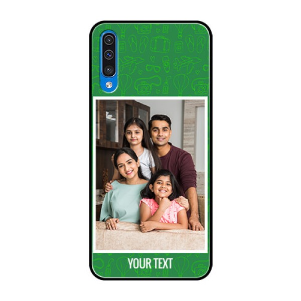 Samsung Galaxy A50 Personalized Glass Phone Case  - Picture Upload Design