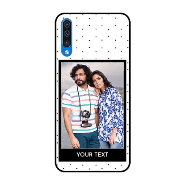 Samsung Galaxy A50 Photo Printing on Glass Case  - Premium Design