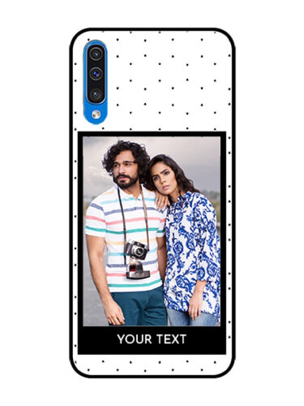 Custom Samsung Galaxy A50 Photo Printing on Glass Case  - Premium Design