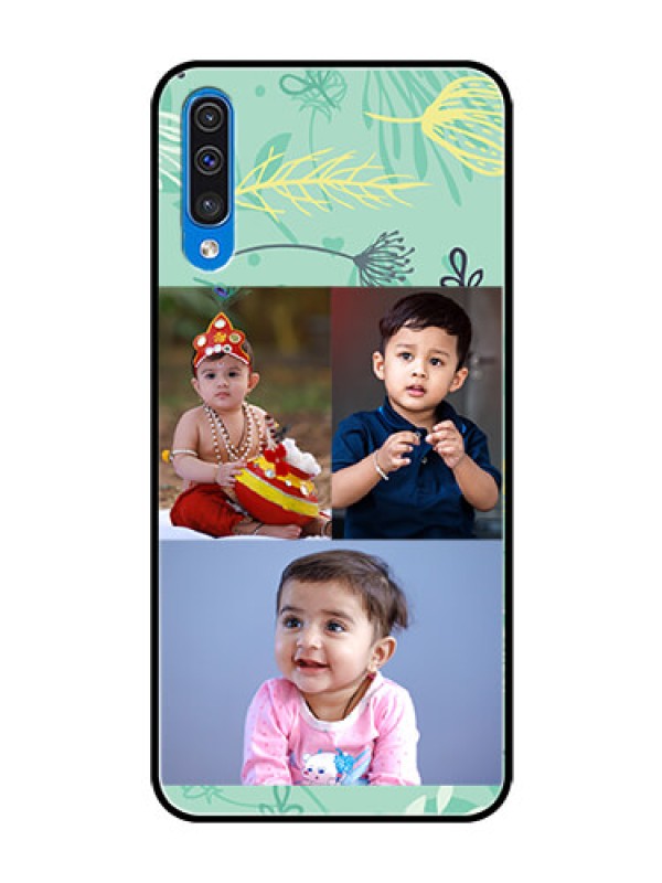Custom Samsung Galaxy A50 Photo Printing on Glass Case  - Forever Family Design 