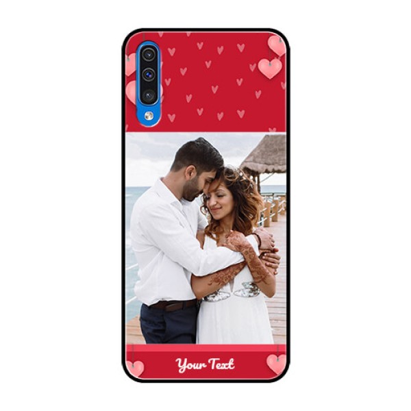 Samsung Galaxy A50 Custom Glass Phone Case - Valentines Day Design Samsung Galaxy A50 Custom Glass Phone Case - Valentines Day Design