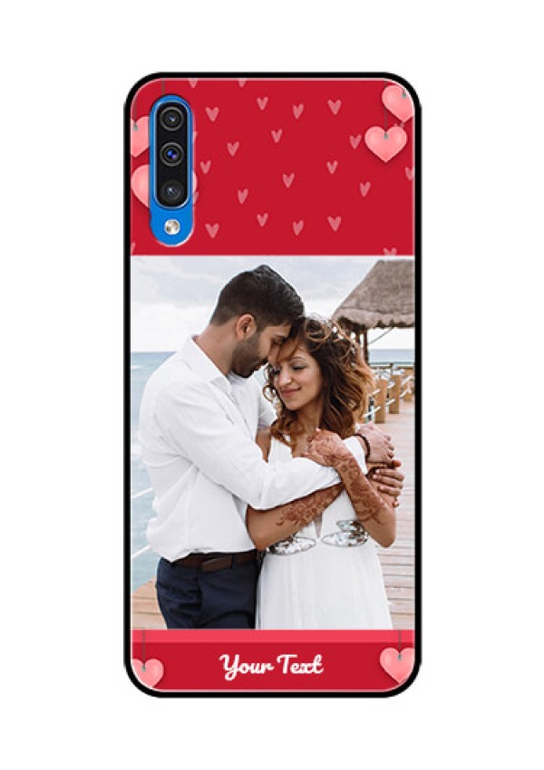 Samsung Galaxy A50 Custom Glass Phone Case  - Valentines Day Design