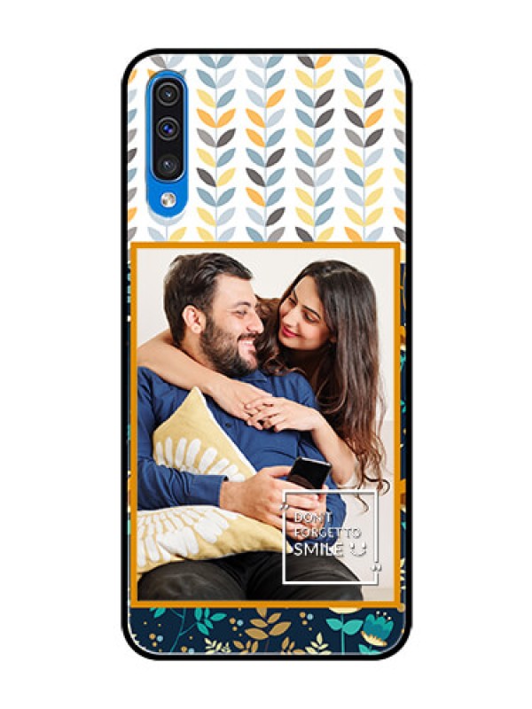 Custom Samsung Galaxy A50 Custom Glass Mobile Case  - Pattern Design