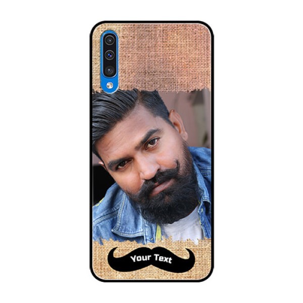 Samsung Galaxy A50 Personalized Glass Phone Case - with Texture Design Samsung Galaxy A50 Personalized Glass Phone Case - with Texture Design