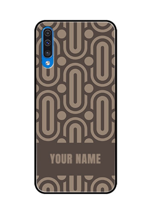 Galaxy A50 Custom Glass Phone Case - Captivating Zero Pattern Design