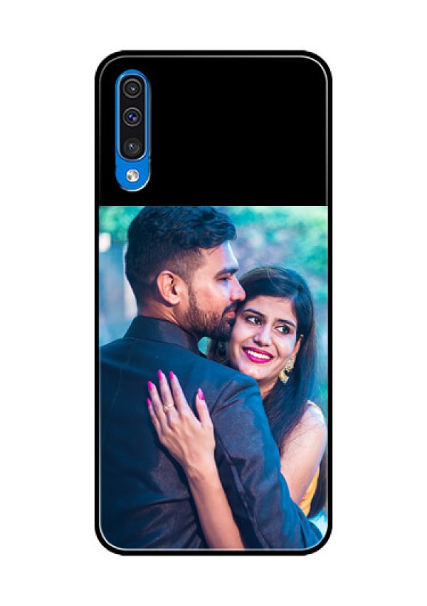 Galaxy A50 Custom Glass Phone Case - Upload Full Picture With Custom Color Design