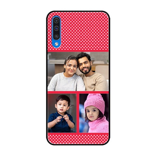 Samsung Galaxy A50s Personalized Glass Phone Case  - Bulk Pic Upload Design