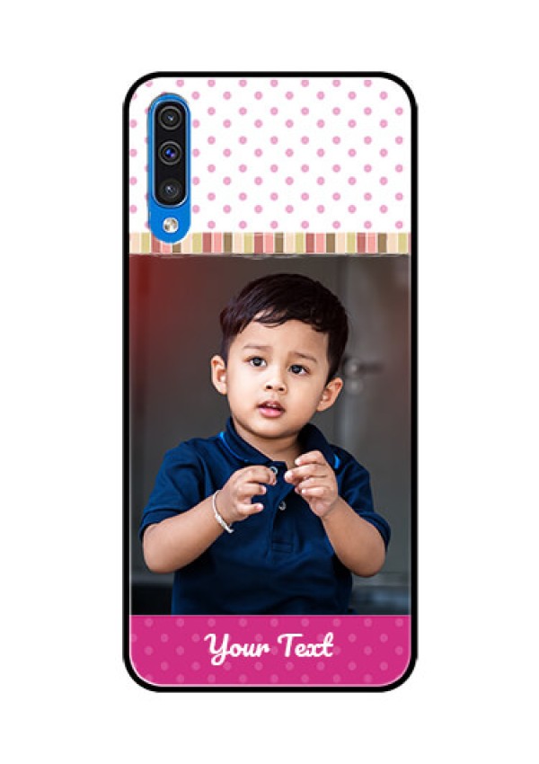 Samsung Galaxy A50s Photo Printing on Glass Case  - Cute Girls Cover Design