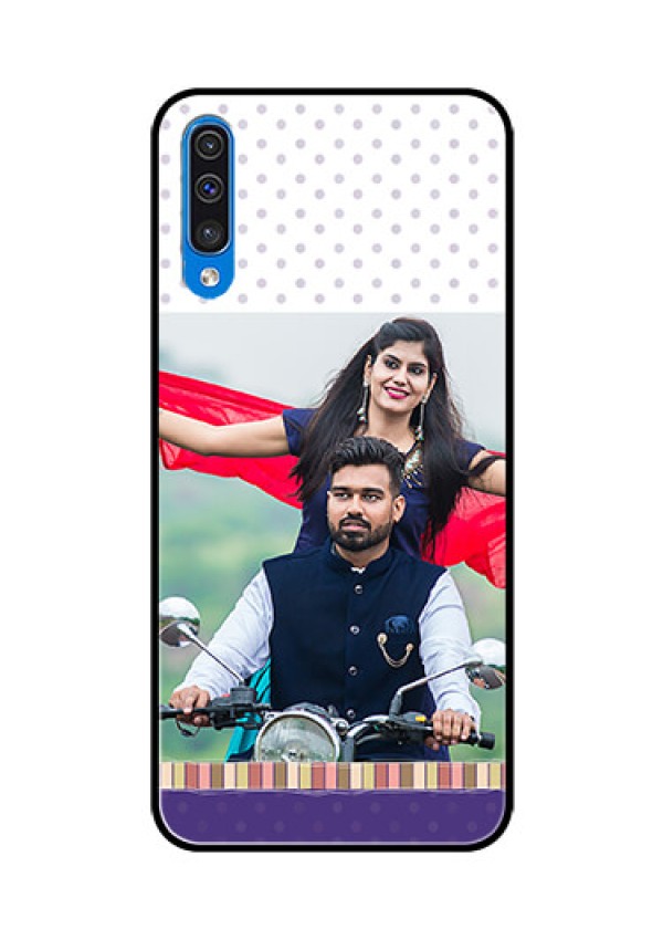 Samsung Galaxy A50s Photo Printing on Glass Case  - Cute Family Design