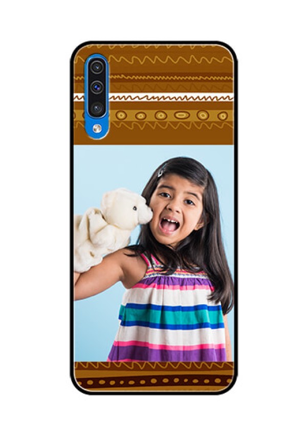 Samsung Galaxy A50s Custom Glass Phone Case  - Friends Picture Upload Design 