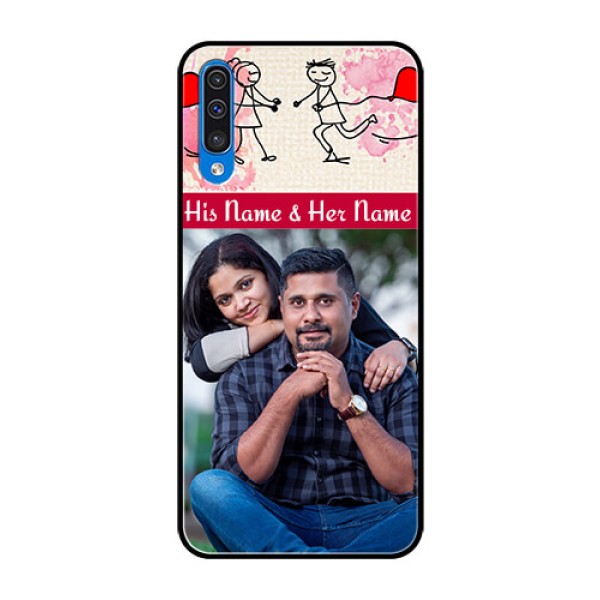Samsung Galaxy A50s Photo Printing on Glass Case - You and Me Case Design Samsung Galaxy A50s Photo Printing on Glass Case - You and Me Case Design
