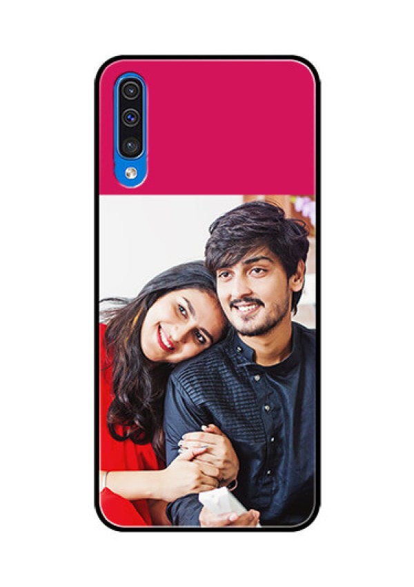 Samsung Galaxy A50s Custom Glass Mobile Case  - Anniversary Cover Design