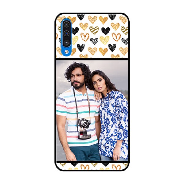Samsung Galaxy A50s Photo Printing on Glass Case  - Love Symbol Design