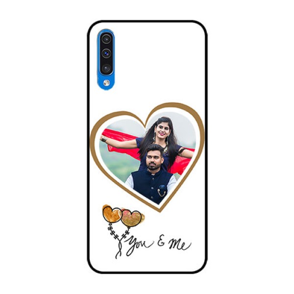 Samsung Galaxy A50s Custom Glass Mobile Case  - You & Me Design