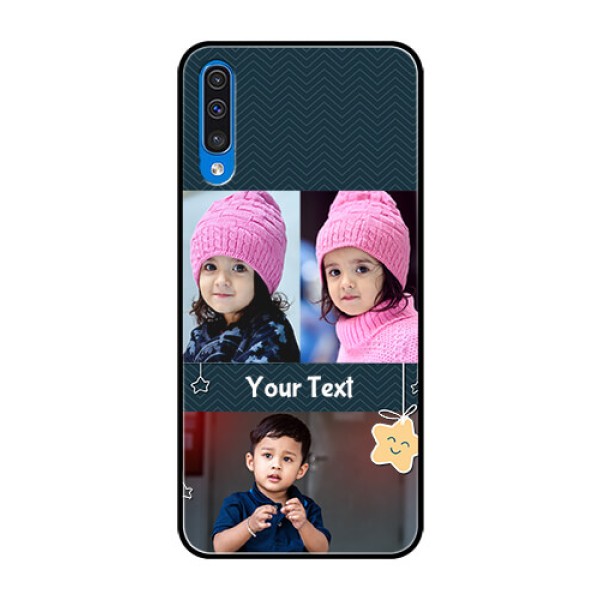 Samsung Galaxy A50s Custom Glass Mobile Case  - Hanging Stars Design