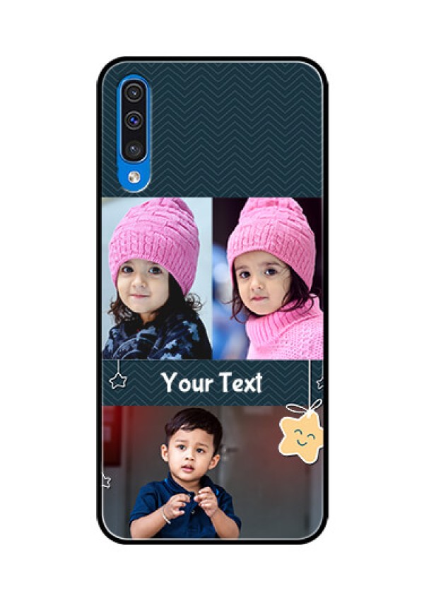 Samsung Galaxy A50s Custom Glass Mobile Case  - Hanging Stars Design