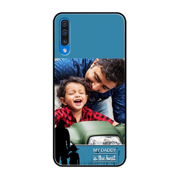 Samsung Galaxy A50s Custom Glass Mobile Case  - Best dad design 
