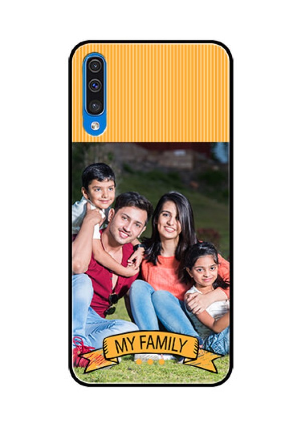 Samsung Galaxy A50s Custom Glass Phone Case  - My Family Design