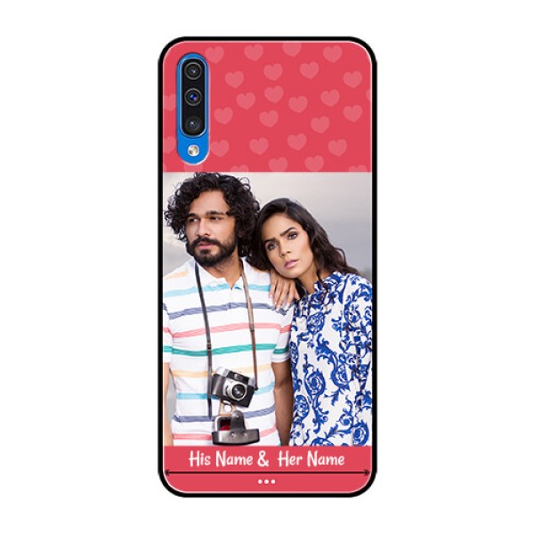 Samsung Galaxy A50s Photo Printing on Glass Case - Simple Love Design Samsung Galaxy A50s Photo Printing on Glass Case - Simple Love Design