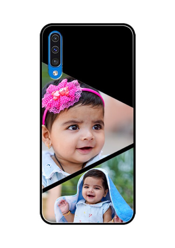Samsung Galaxy A50s Custom Glass Phone Case  - Semi Cut Design