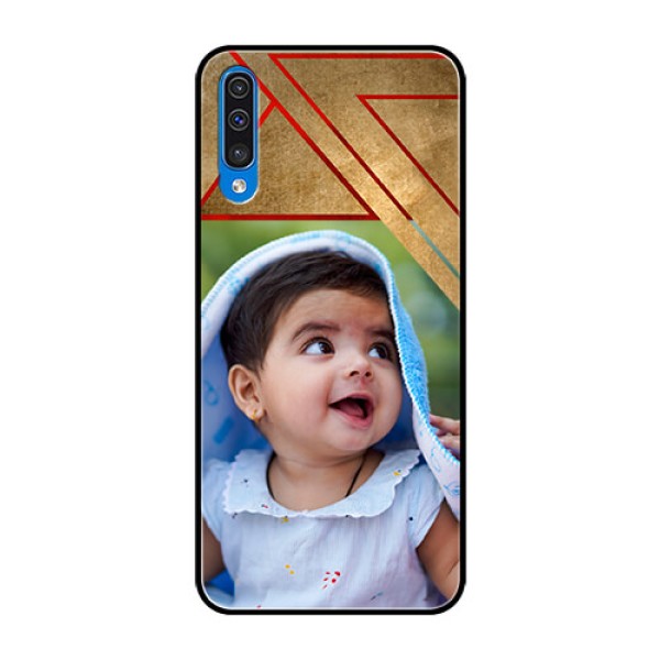 Samsung Galaxy A50s Personalized Glass Phone Case - Gradient Abstract Texture Design Samsung Galaxy A50s Personalized Glass Phone Case - Gradient Abstract Texture Design