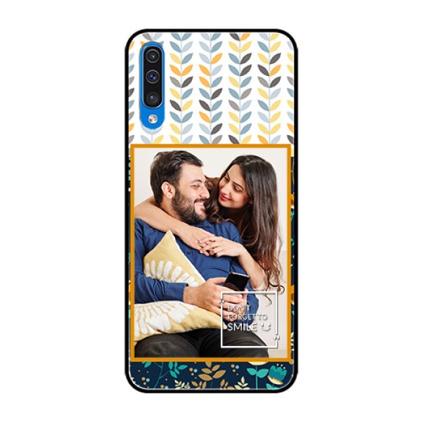 Samsung Galaxy A50s Custom Glass Mobile Case  - Pattern Design