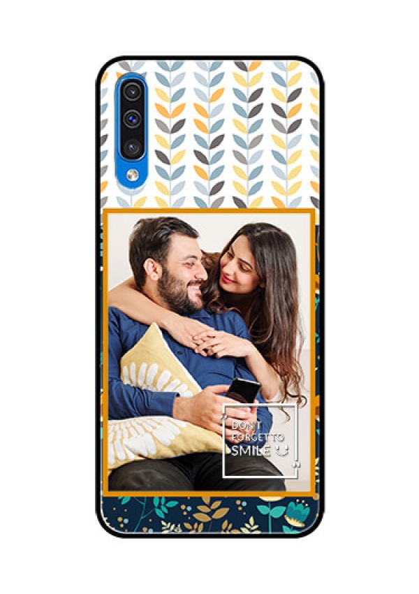 Samsung Galaxy A50s Custom Glass Mobile Case  - Pattern Design