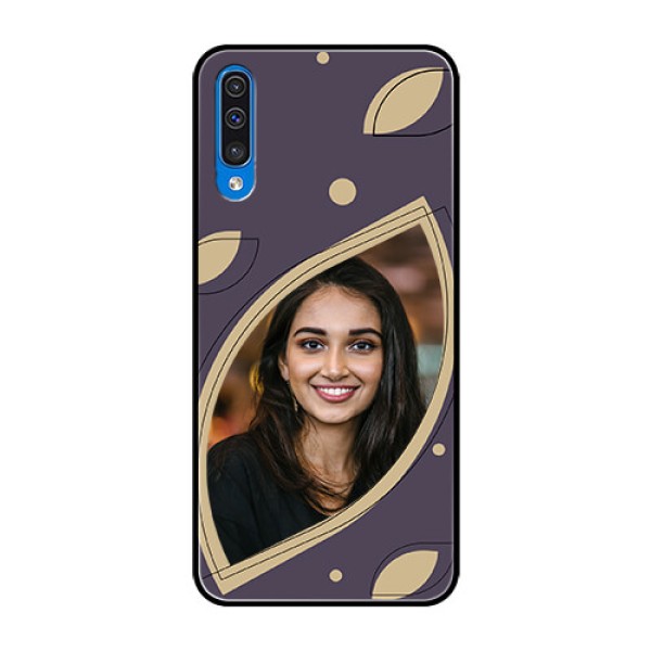 Galaxy A50s Custom Glass Mobile Case - Falling Leaf Design