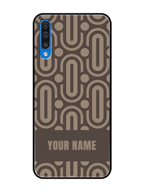 Custom Galaxy A50s Custom Glass Phone Case - Captivating Zero Pattern Design